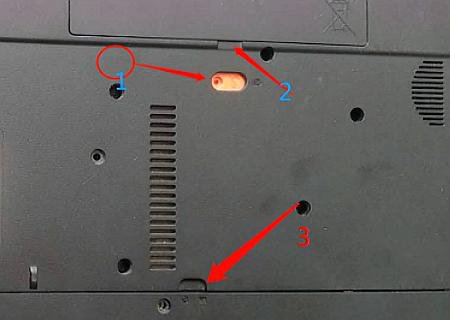 戴尔笔记本电脑电池怎么拆下来?